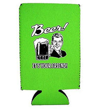 Load image into Gallery viewer, Beer! It's Your Friend! 16 oz Can Coolie