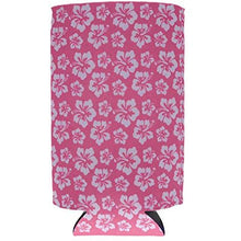 Load image into Gallery viewer, Hibiscus Pattern 16 oz. Can Coolie
