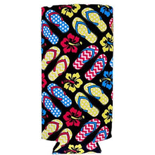 Load image into Gallery viewer, Flip Flop Pattern Slim Can Coolie