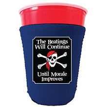Load image into Gallery viewer, The Beatings Will Continue Party Cup Coolie
