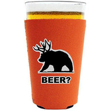 Load image into Gallery viewer, Beer Bear Pint Glass Coolie