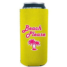 Load image into Gallery viewer, Beach Please 16 oz Can Coolie