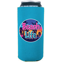Load image into Gallery viewer, Beach Life 16 oz Can Coolie