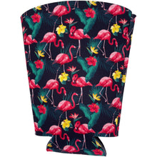 Load image into Gallery viewer, Flamingo Pattern Pint Glass Coolie
