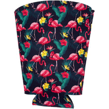 Load image into Gallery viewer, Flamingo Pattern Pint Glass Coolie