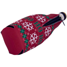 Load image into Gallery viewer, Ho Ho Ho Christmas Sweater Beer Bottle Coolie