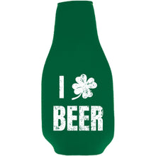 Load image into Gallery viewer, I Shamrock Beer Bottle Coolie