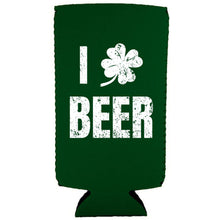 Load image into Gallery viewer, I Shamrock Beer Slim Can Coolie