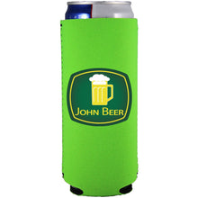 Load image into Gallery viewer, John Beer Slim Can Coolie