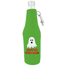 Load image into Gallery viewer, Show Me Your Boos! Been Beer Bottle Coolie With Opener