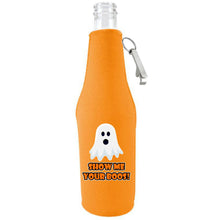 Load image into Gallery viewer, Show Me Your Boos! Been Beer Bottle Coolie With Opener