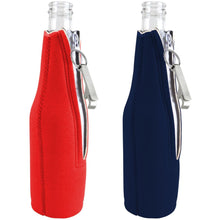 Load image into Gallery viewer, Merry Fucking Christmas and Happy Fucking New Year Beer Bottle Coolie Set With Openers