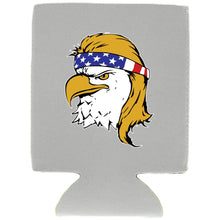 Load image into Gallery viewer, Bald Eagle Mullet Magnetic Can Coolie
