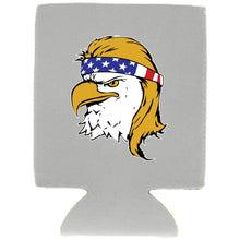 Load image into Gallery viewer, Bald Eagle Mullet Magnetic Can Coolie