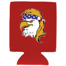 Load image into Gallery viewer, Bald Eagle Mullet Magnetic Can Coolie