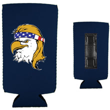 Load image into Gallery viewer, Bald Eagle Mullet Magnetic Slim Can Coolie