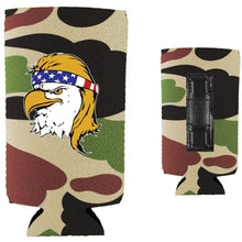 Load image into Gallery viewer, Bald Eagle Mullet Magnetic Slim Can Coolie