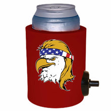 Load image into Gallery viewer, Bald Eagle Mullet Shotgun Can Coolie