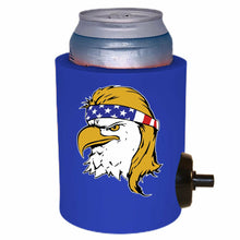 Load image into Gallery viewer, Bald Eagle Mullet Shotgun Can Coolie