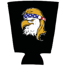 Load image into Gallery viewer, Bald Eagle Mullet Neoprene Pint Glass Coolie