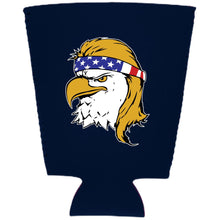 Load image into Gallery viewer, Bald Eagle Mullet Neoprene Pint Glass Coolie
