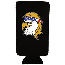 Load image into Gallery viewer, Bald Eagle Mullet Slim Can Coolie