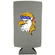 Load image into Gallery viewer, Bald Eagle Mullet Slim Can Coolie