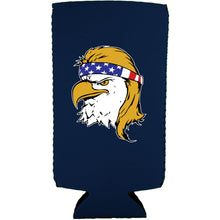 Load image into Gallery viewer, Bald Eagle Mullet Slim Can Coolie