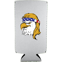 Load image into Gallery viewer, Bald Eagle Mullet Slim Can Coolie