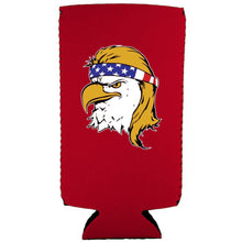 Load image into Gallery viewer, Bald Eagle Mullet Slim Can Coolie