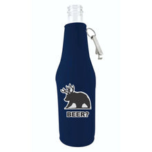 Load image into Gallery viewer, Beer Bear Beer Bottle Coolie With Opener