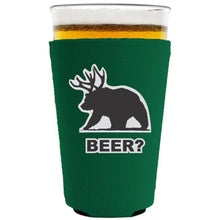 Load image into Gallery viewer, Beer Bear Pint Glass Coolie