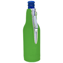 Load image into Gallery viewer, I Swear To Drunk I'm Not God Beer Bottle Coolie w/Opener