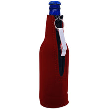 Load image into Gallery viewer, Kiss My Bass Beer Bottle Coolie with Opener Attached
