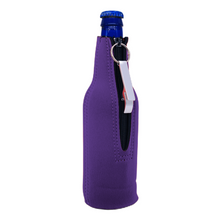 Load image into Gallery viewer, Quit Yer Bitchin Beer Bottle Coolie With Opener