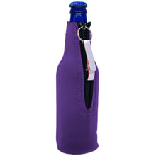 Load image into Gallery viewer, I Swear To Drunk I'm Not God Beer Bottle Coolie w/Opener