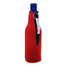 Load image into Gallery viewer, Beer Bear Beer Bottle Coolie With Opener