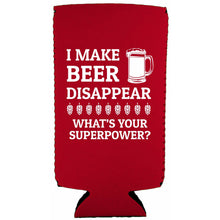 Load image into Gallery viewer, I Make Beer Disappear Slim Can Coolie