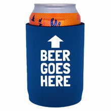 Load image into Gallery viewer, Beer Goes Here Full Bottom Can Coolie