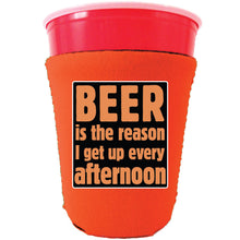 Load image into Gallery viewer, Beer is the Reason Party Cup Coolie