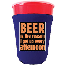 Load image into Gallery viewer, Beer is the Reason Party Cup Coolie