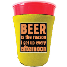 Load image into Gallery viewer, Beer is the Reason Party Cup Coolie