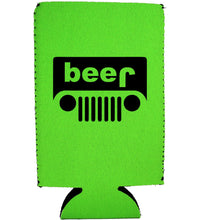 Load image into Gallery viewer, Beer jeep 16 oz. Can Coolie