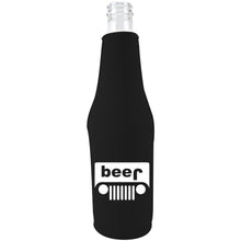 Load image into Gallery viewer, bottle koozie with jeep beer funny design