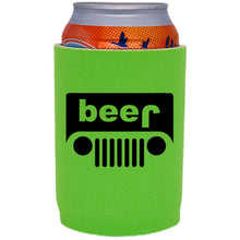 Load image into Gallery viewer, Beer jeep Full Bottom Can Coolie
