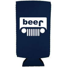 Load image into Gallery viewer, Beer jeep Slim Can Coolie