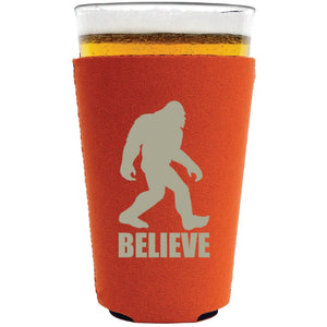 Bigfoot Believe Funny Party Cup Coolie
