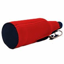 Load image into Gallery viewer, Beer Goes Here Beer Bottle Coolie w/Opener Attached