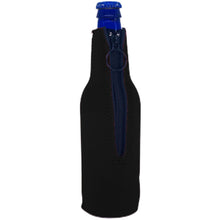 Load image into Gallery viewer, I'm Outdoorsy in that I Like Getting Drunk on Patios Zipper Beer Bottle With Opener
