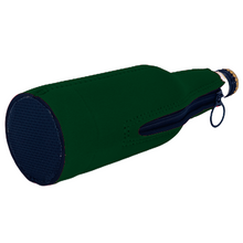 Load image into Gallery viewer, Weekend Forecast Drinking with a chance of Camping Beer Bottle Coolie With Opener